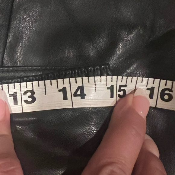 Black Faux Leather Pants - Picture 7 of 8